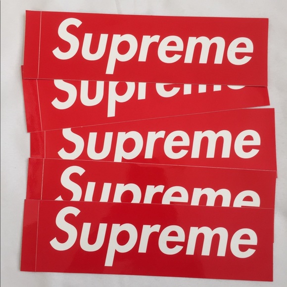 authentic supreme stickers